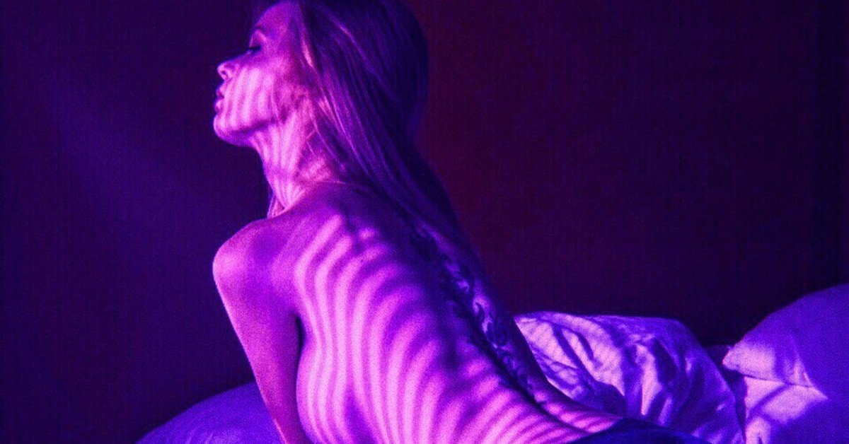 Neon blowjob photo