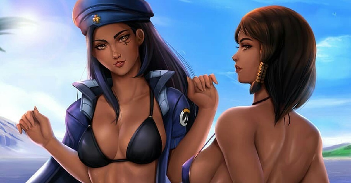 Pharah beach anal riding overwatch images
