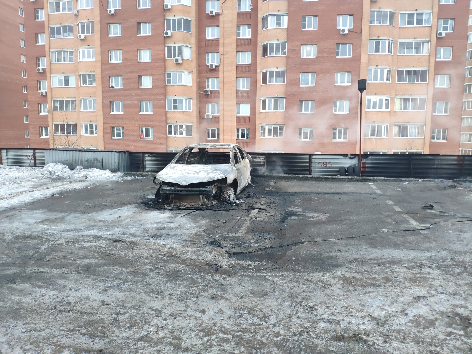 Пожар в Щербинке | Пикабу