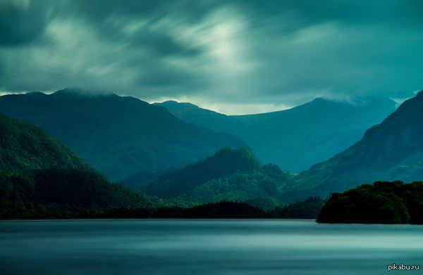 A place of incredible beauty. Foggy Albion - beauty, Fog, Lake, High Resolution, The photo