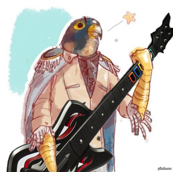It was evening, there was nothing - Heroes, Guitar, Guitar, Eagle, Powerful Birds