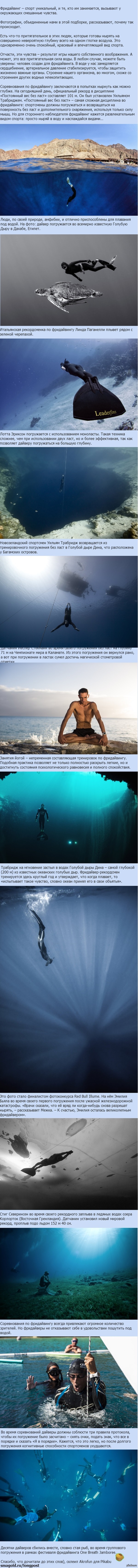 Фридайвинг как вдохновение