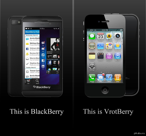 Iphone vs Blackberry