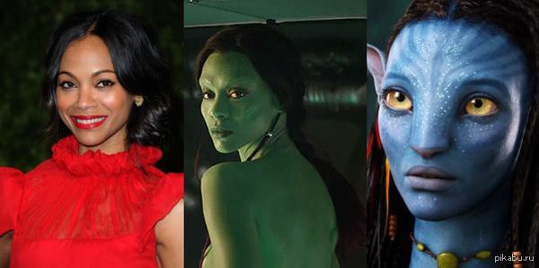 Аддитивная цветовая модель(RGB) Зои Салданы.