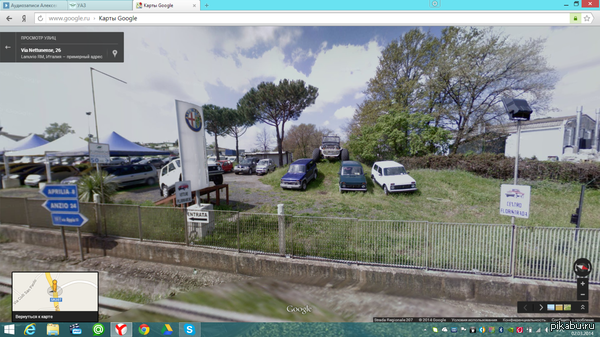 Нива и УАЗ в Италии