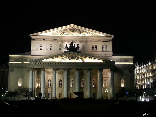 Big at night - My, The Bolshoi Theatre, Mobile photography
