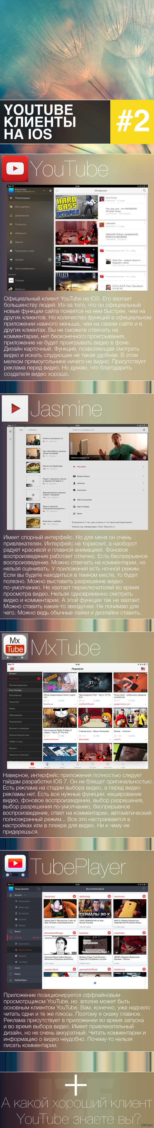 ������� YouTube �� IOS