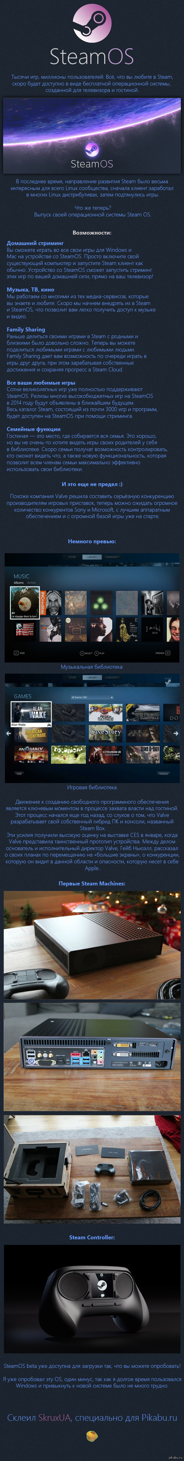 Немного о Steam OS и Steam технологиях