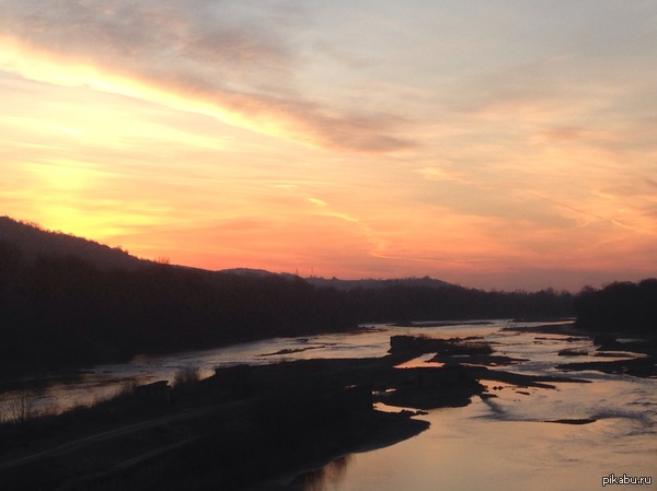 beauty) - My, River, Sunset, The photo, beauty, Nature