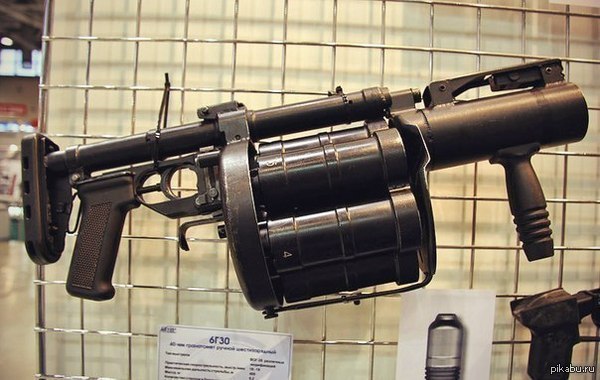РГ-6 или 6Г30-ручной револьверный гранатомёт