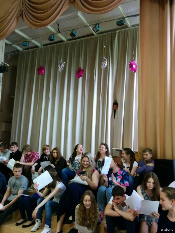 Была репетиция. Вроде ничего необычного ...