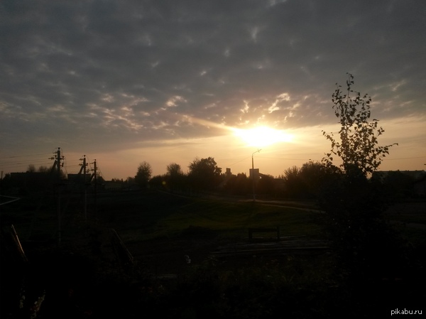 Рассвет, в ответ закатам.