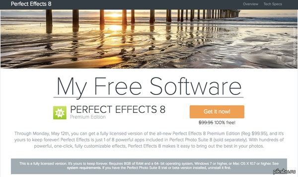 �������� ��������� Perfect Effects 8. ���������, ������ 99,95$