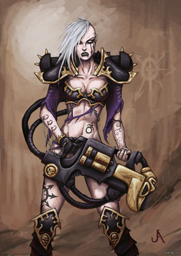 For chaos! - NSFW, Warhammer 40k, Warhammer 40,000, Art, Chaos