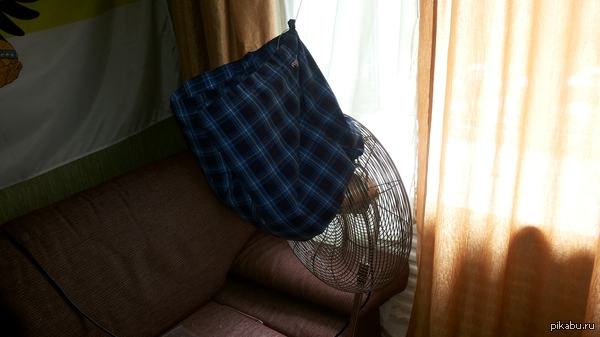 быстро высушить шорты?пффф