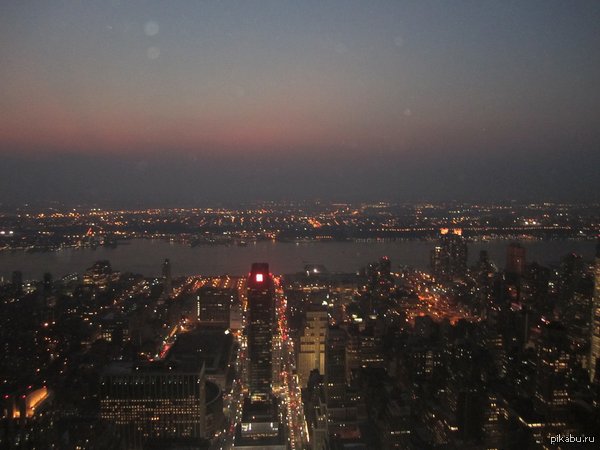 Фото с 86 этажа Empire State Building