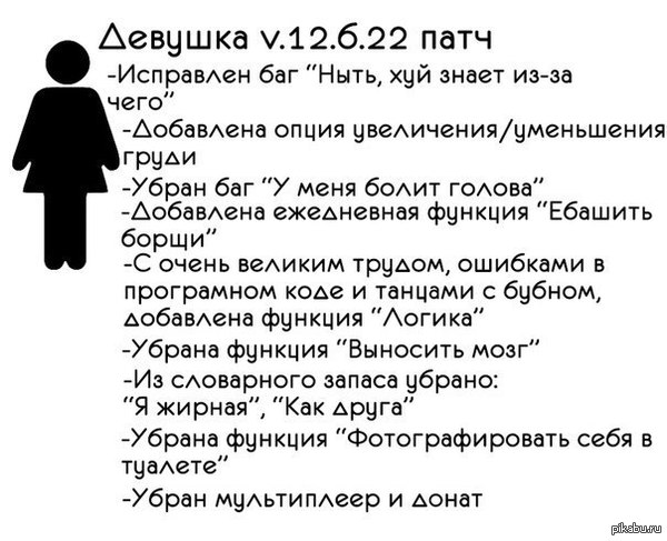 Новые патч - Девушка