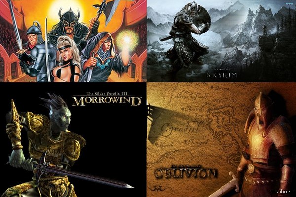   TES    :  (Daggerfall),  (Morrowind),   (Oblivion)   (Skyrim)    ?
