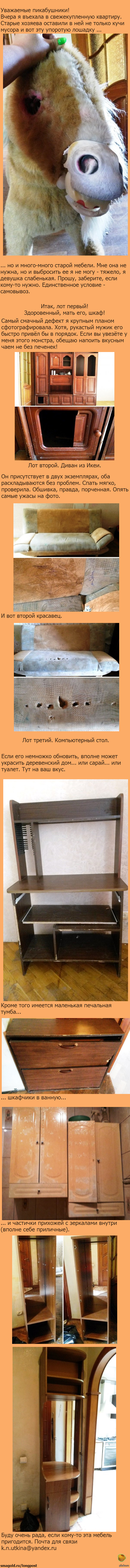 Питер. Бесплатная мебель!