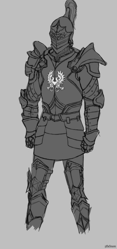 Грустнота (ну и не законченный рисунок)