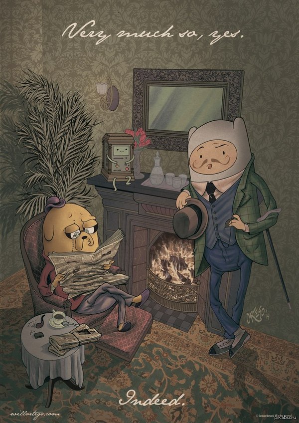 Просто красивый арт на прикольный мультсериал