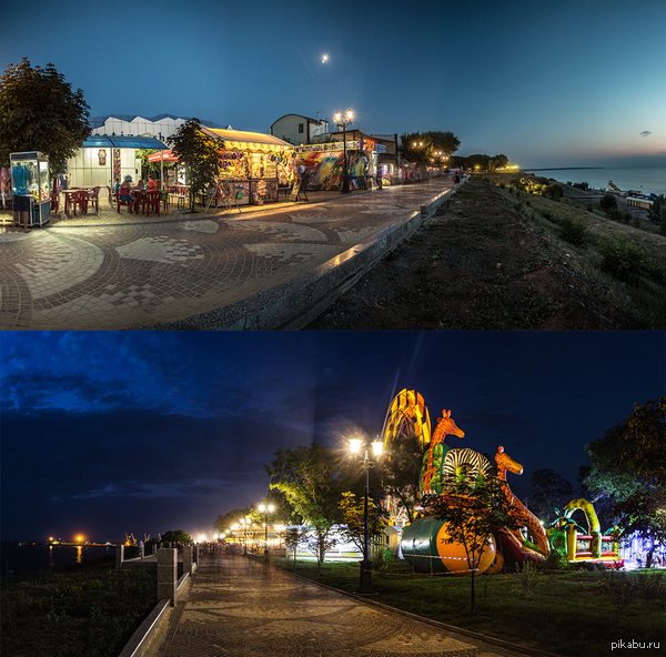 Набережная в городе Ейске