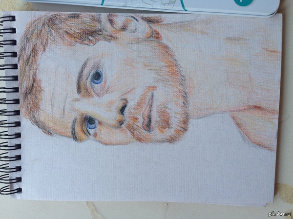 Drawing. - My, Drawing, Pencil drawing, Michael fassbender, Actors and actresses, Attempt at writing
