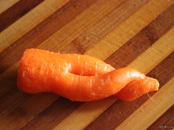 shy carrot - Vegetables, My, Form, Fun