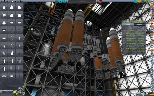����������� ������ �������� ����������� ������� Furious. (Kerbal space program)