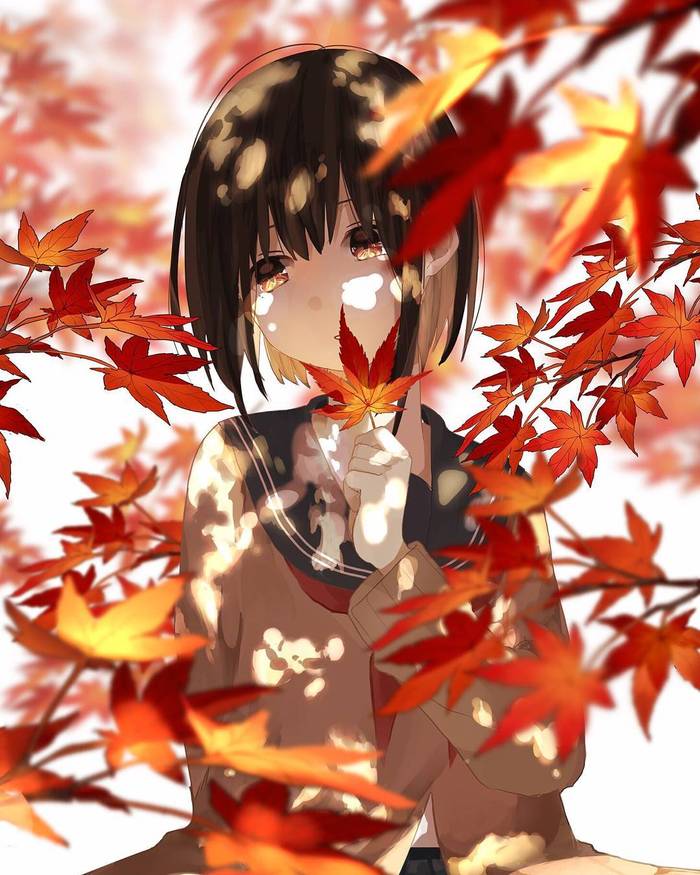 Anime Art - Anime art, Autumn, Art