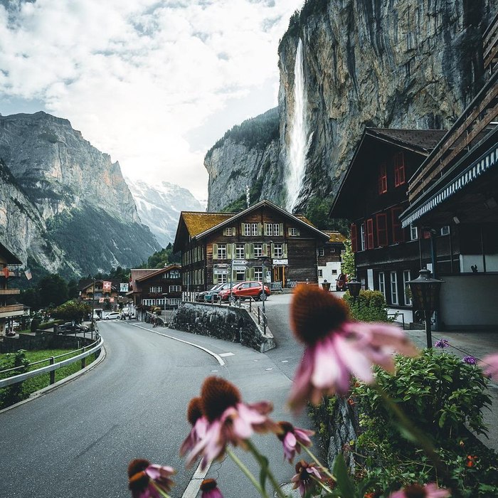 Швейцария Швейцария, Горы, Водопад, Не мое
