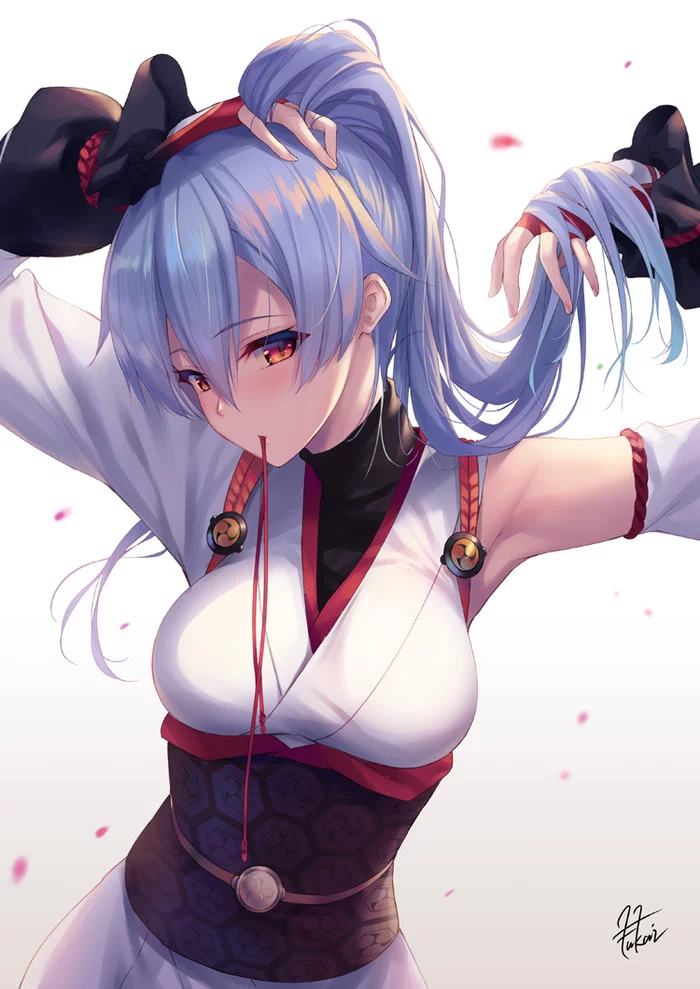 Tomoe Gozen [Fate/Grand Order] - Archer, Tomoe Gozen, Арт, Аниме, Anime Art, Fate Grand Order