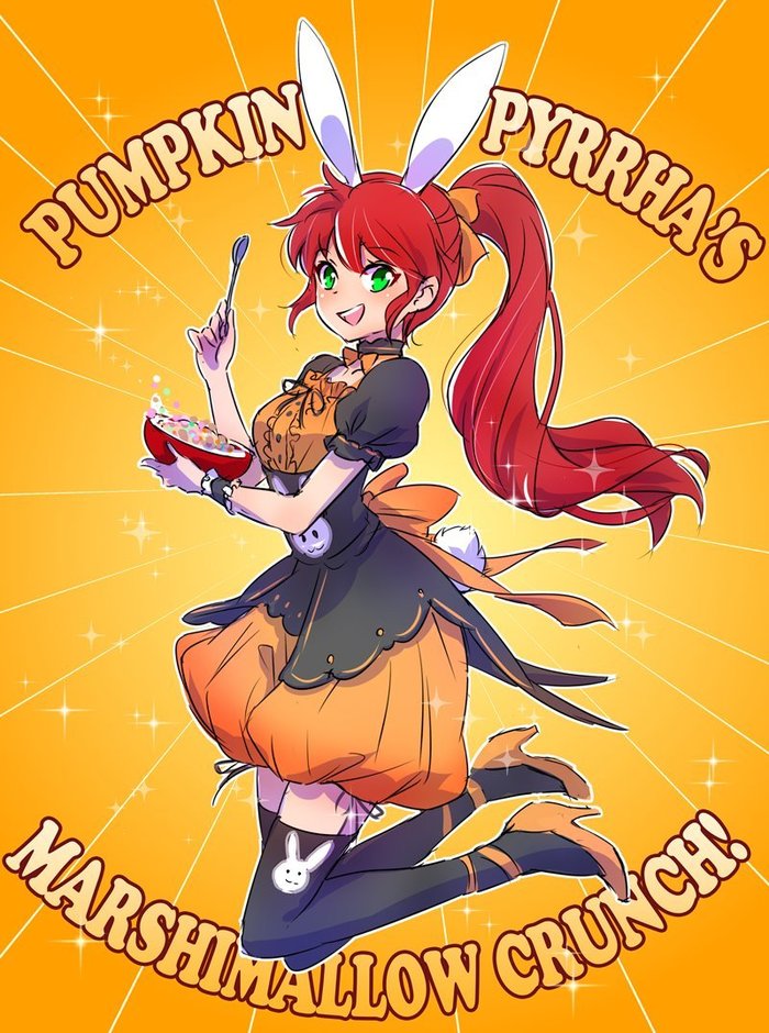 Pyrrha for Halloween. - RWBY, Pyrrha nikos, Not anime, Anime