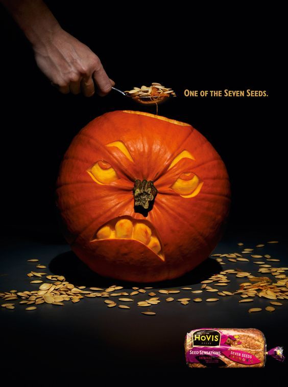 A collection of ads for Halloween - Advertising, Creative advertising, Gagarin28, Longpost, Halloween