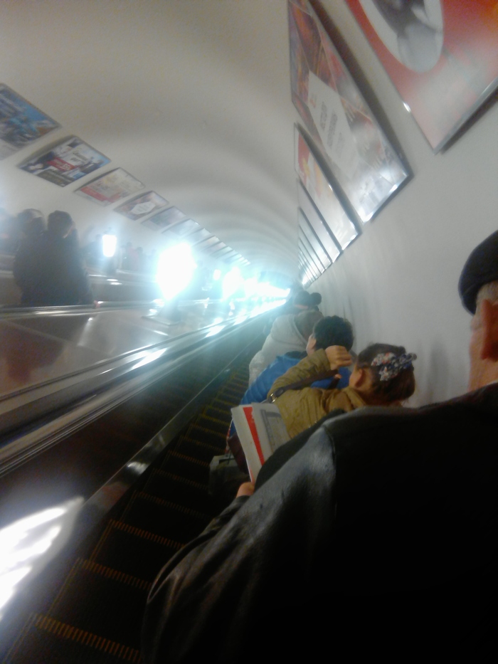 Moscow Metro. Where is the escalator going? - My, Metro, Photo puzzle