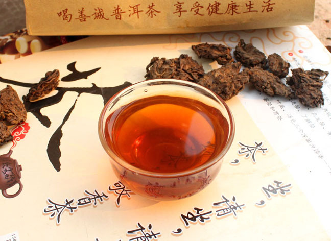 Lao Cha Wang: Black Gold. - Tea, Tea culture, Longpost, Girls, , Hello reading tags