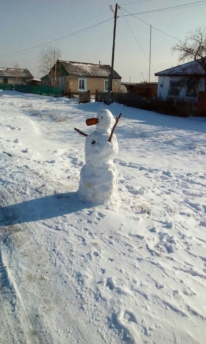 If I were a snowman - Alcoholics, snowman