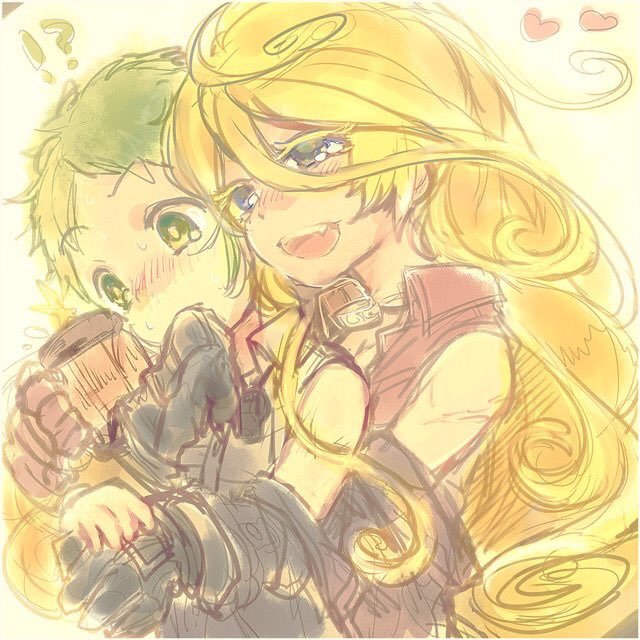 Lyza x2 - Made in abyss, , Lyza, Ozen, , Anime art, Longpost