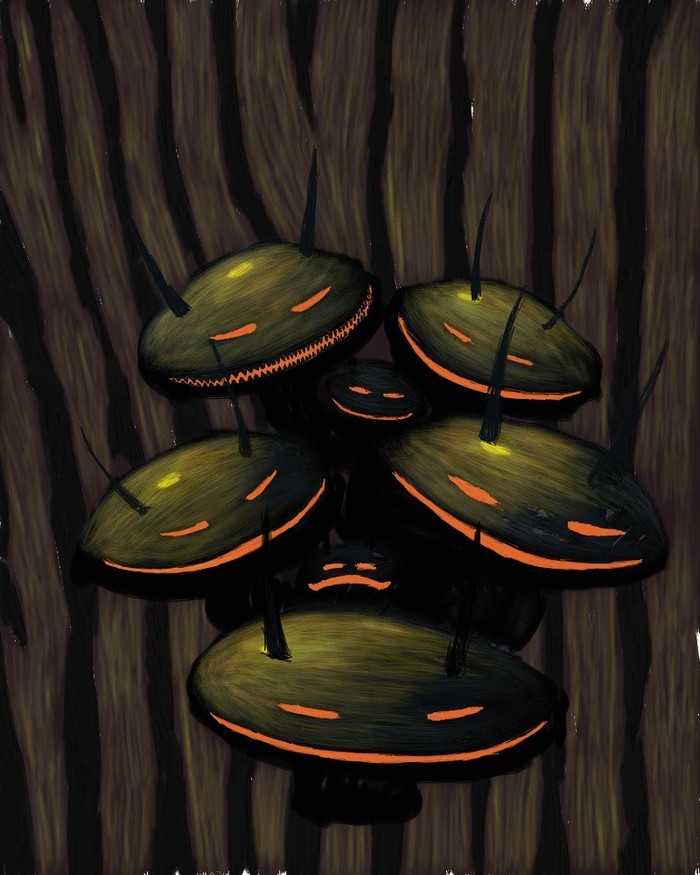 Чертята, Грибы