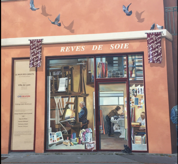 Стена Ткачей Стена Ткачей, арт, Франция, Европа, художество, длиннопост