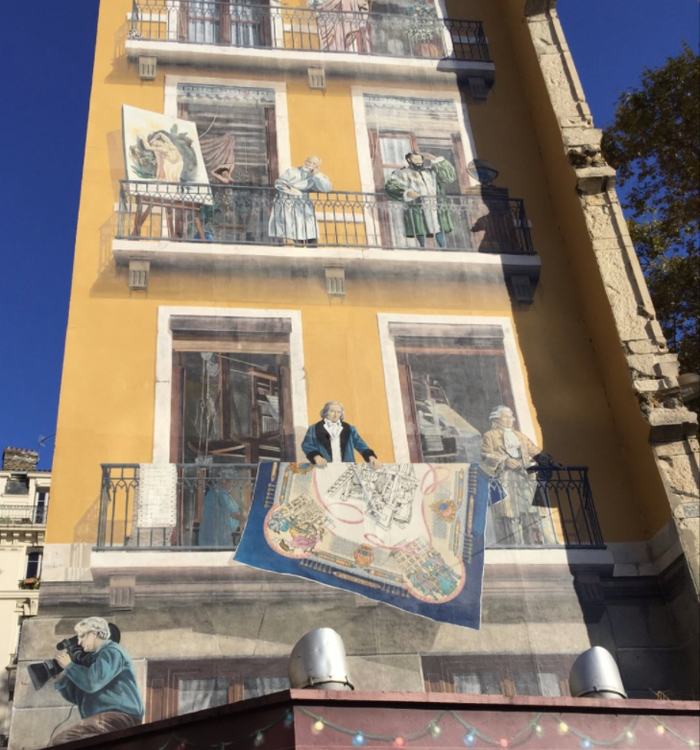 Стена Ткачей Стена Ткачей, арт, Франция, Европа, художество, длиннопост