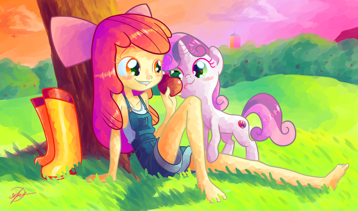    My Little Pony, Sweetie Belle, Applebloom