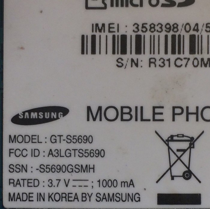 Microphone repair in Samsung GT-S5690 - Repair of equipment, Samsung, Microphone, , Longpost
