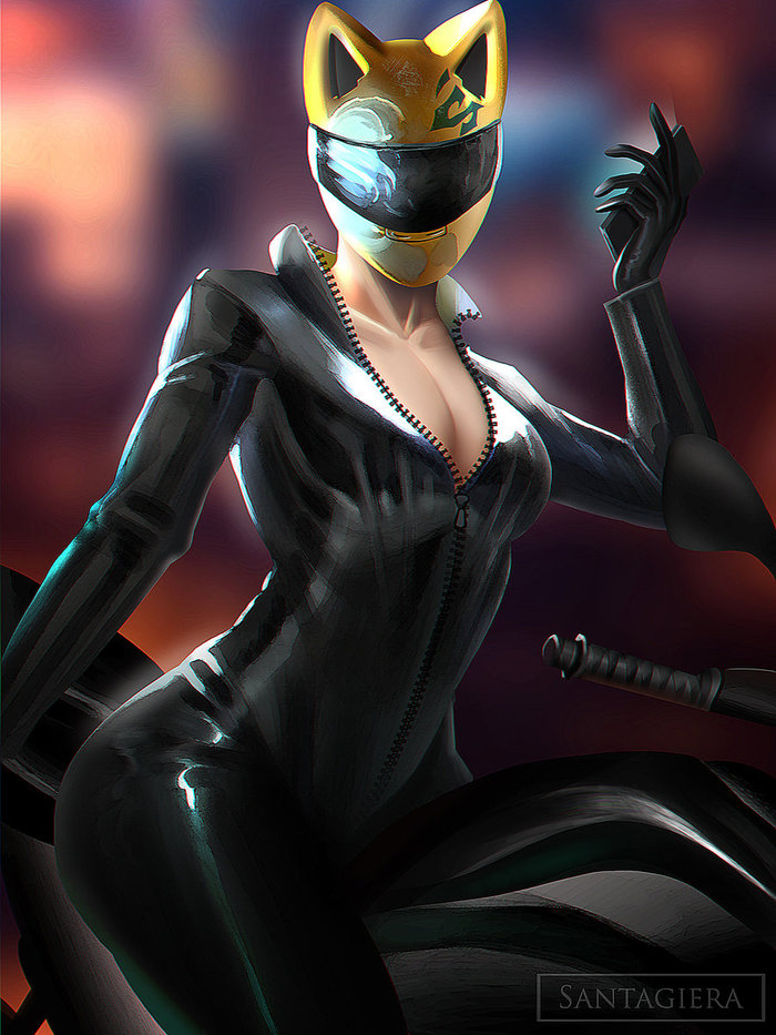 Celty sturluson - Anime art, Anime, Durarara !!, Celty sturluson, Santagiera