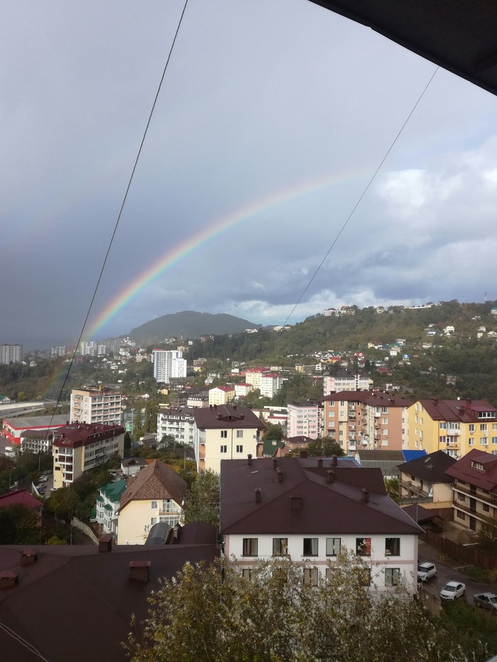 Rainbow - Rainbow, My, Good mood, Sochi