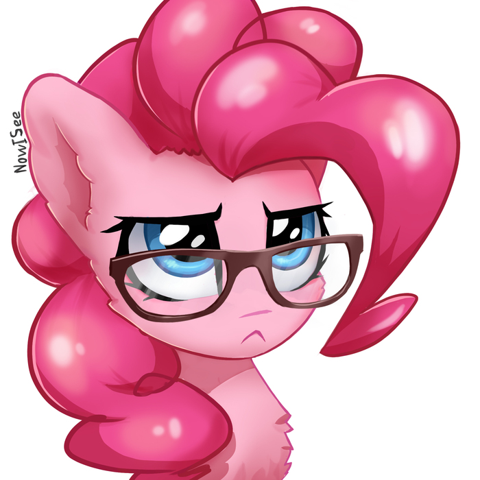 Serious Pinkie My Little Pony, Ponyart, Pinkie Pie, Inowiseei