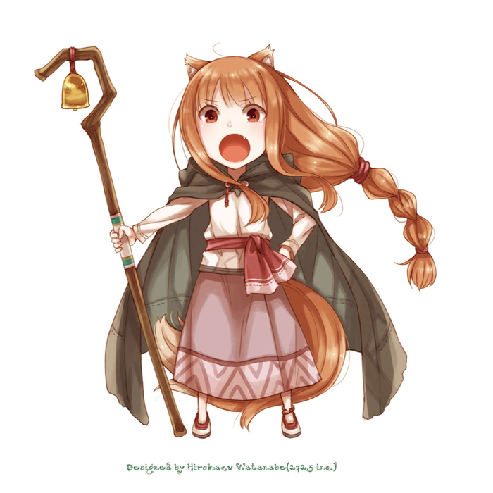 - ,  ! Anime Art, , Spice and Wolf, Horo, Holo
