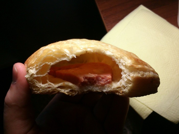 When it really feels like home - Rosa, My, Bun with filling, Ham, Sausage