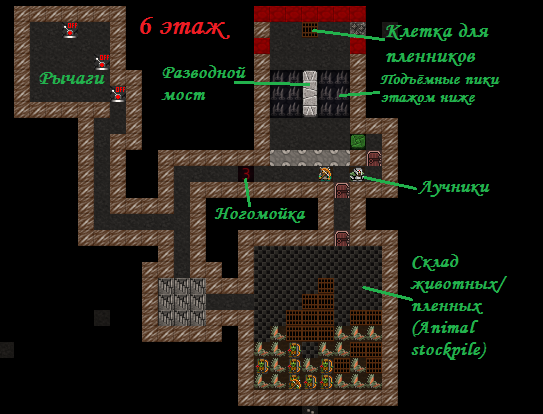 гравировка стен dwarf fortress