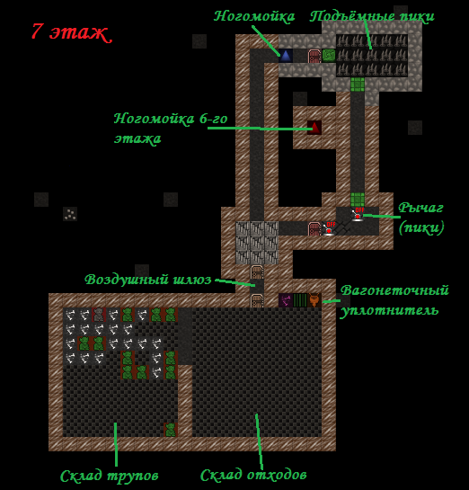 гравировка стен dwarf fortress